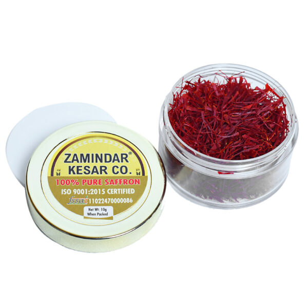 Kashmiri Saffron: 10g Zamindar Brand Orginal Kashmiri Mongra Saffron