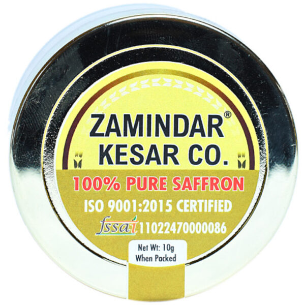Kashmiri Saffron: 10g Zamindar Brand Orginal Kashmiri Mongra Saffron - Image 4