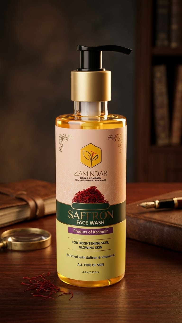 Zamindar FACEWASH Foxtale Super Glow Detan Face Wash with Vitamin C & Saffron... Tan Removal, Brightens & Reduces Pigmentation.