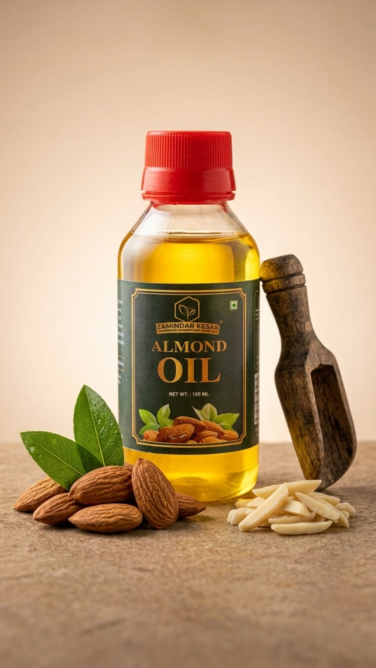 BADAM OIL (100ml) Cold Pressed Rogan Badam oil
